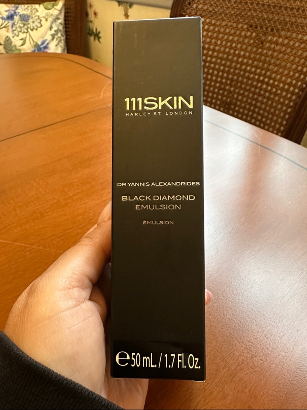 111SKIN Black Diamond Emulsion - Black and Gold Box